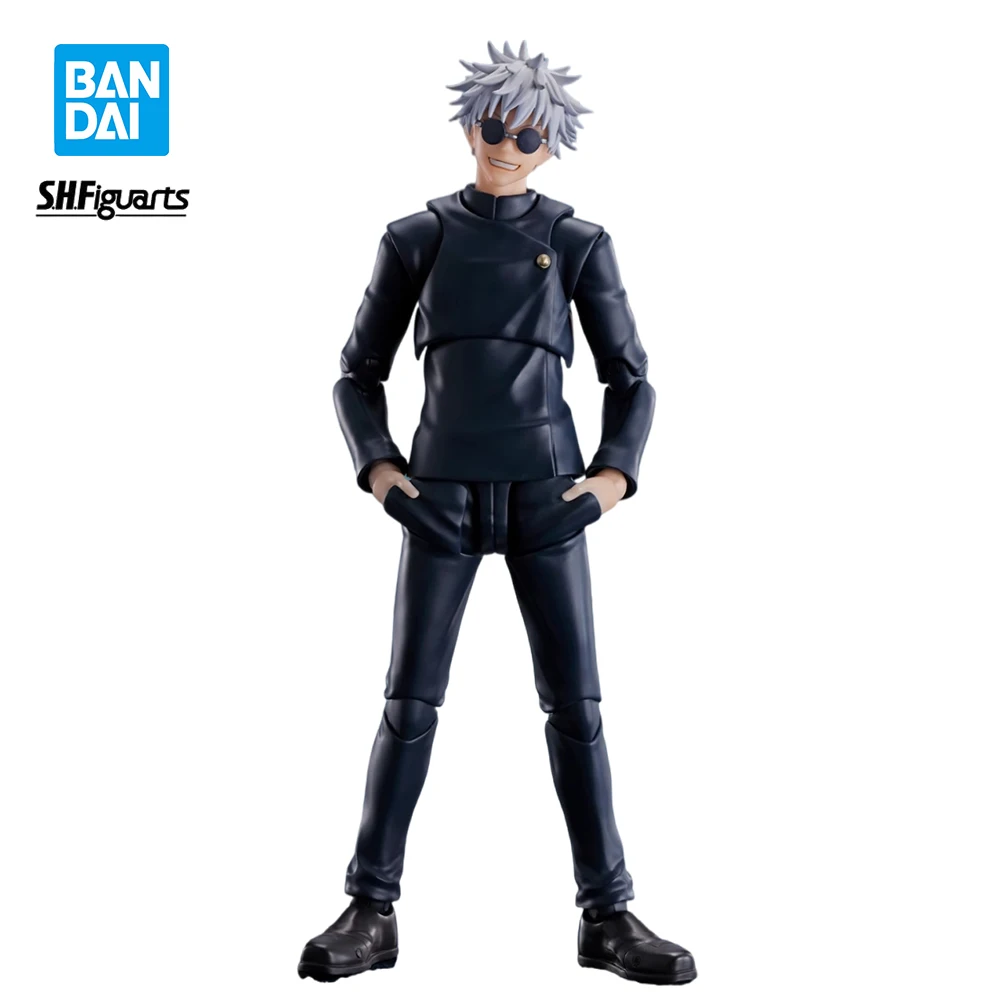 In Stock Original BANDAI SHF Jujutsu Kaisen Satoru Gojo Tokyo Jujutsu High School PVC Anime Figure Action Figures Model Toys