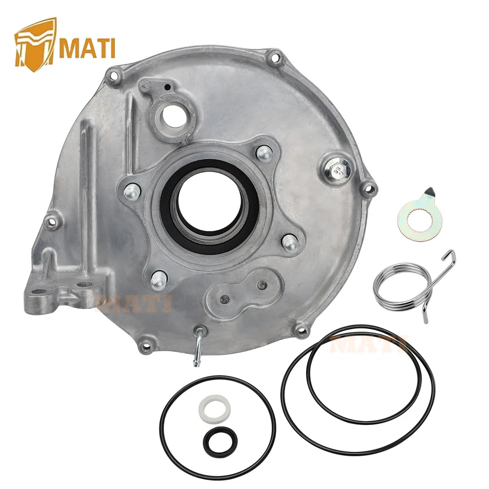 

MATI Rear Brake Backing Plate with Bearing Seals Kit for Honda Rancher 420 2007-2013 91057-HA0-681 91252-HM7-003 91355-HC4-003