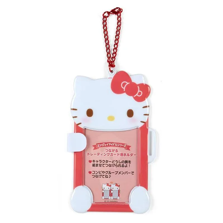 Sanrio Card HolderKuromi Hello Kitty Student Access Control Document Storage Pendant Kawaii Gift Toys Anime Accessories