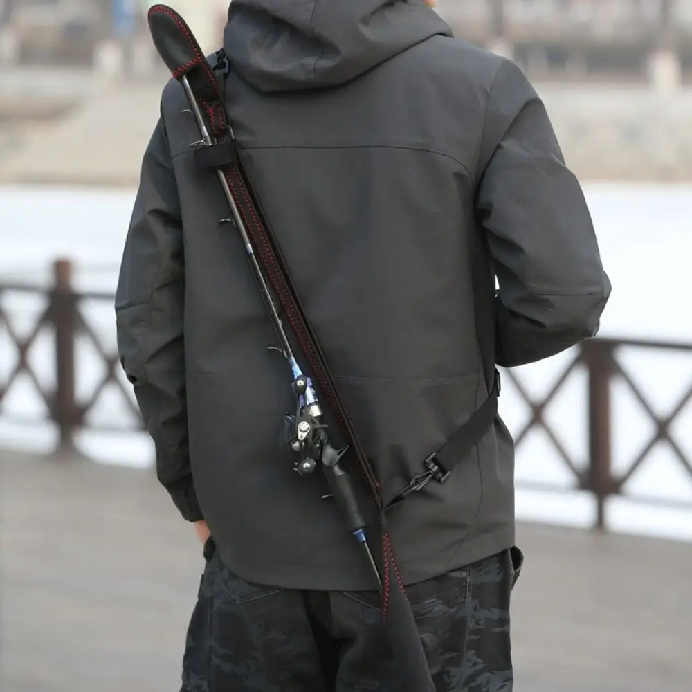 

Band Fishing Rod Holder Strap Wear-resistant Breathable Carp Fishing Rod Belt Protector Elastic Tie Holder Strap