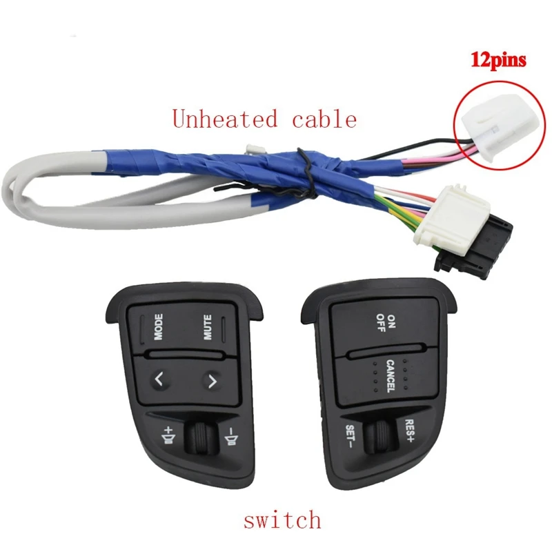 Car 12 Pin Steering PAD Audio Control Switch Answering Phone Steering Wheel Switch For Kia Sportage SL 2011-2016