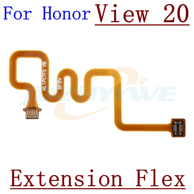 Skaner z czujnikiem linii papilarnych dla Huawei Honor View 10 20 30 40 V10 V20 V30 V40 Touch ID Connect Home Button Extension Flex