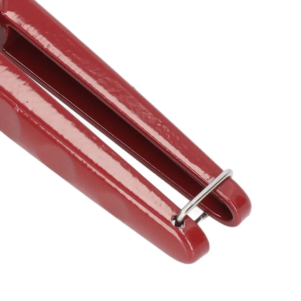 Kitchen Tools Aluminum Chestnut Cutter Red Cup Shaped Portable Nut Cracker Non Slip Handle Ergonomic Walnut Opener Pecans/Nuts