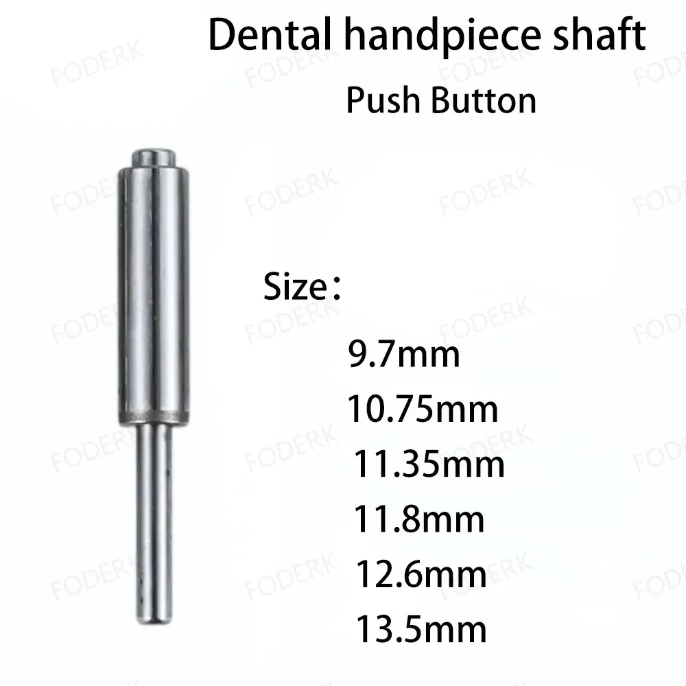 

10pcs Dental Handpiece Push Button Shaft 9.7/10.75/11.35/11.8/12.6/13.5mm Spindle for Cartridge Rotor spare parts dentistry tool