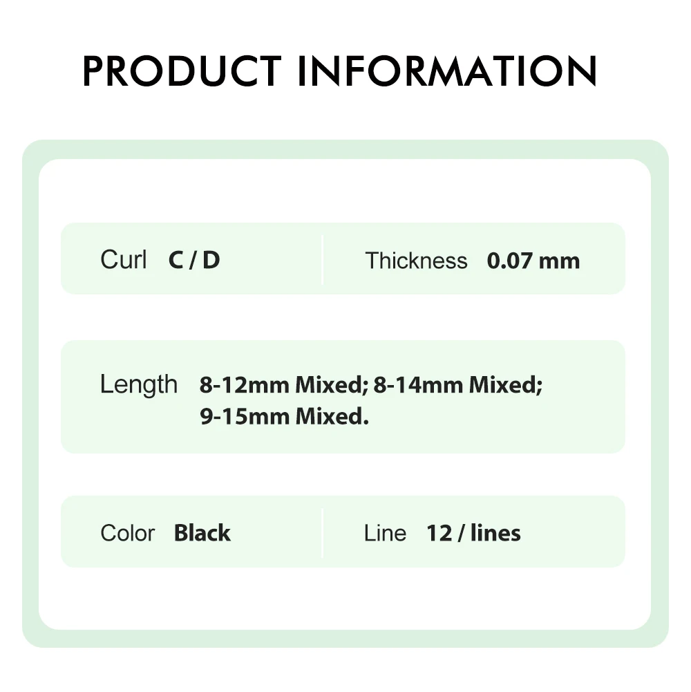 NATUHANA W-Form Vorgefertigte Volumen-Wimpernverlängerungen 5D-8D Weiche Faux-Nerz Natürliche Salon-Wimpern – Detail 2