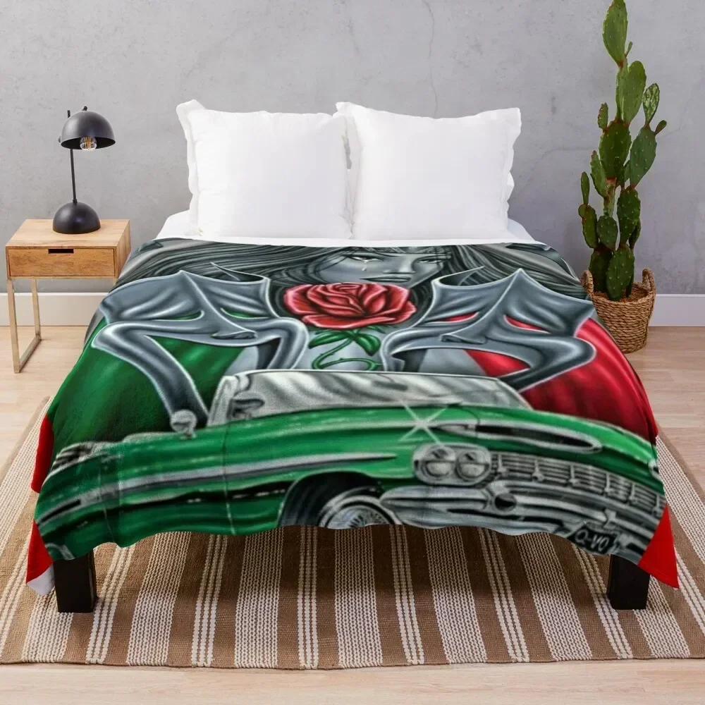 

Smile now cry later, chicana Throw Blanket Modern Design Soft Blanket for Home Decor