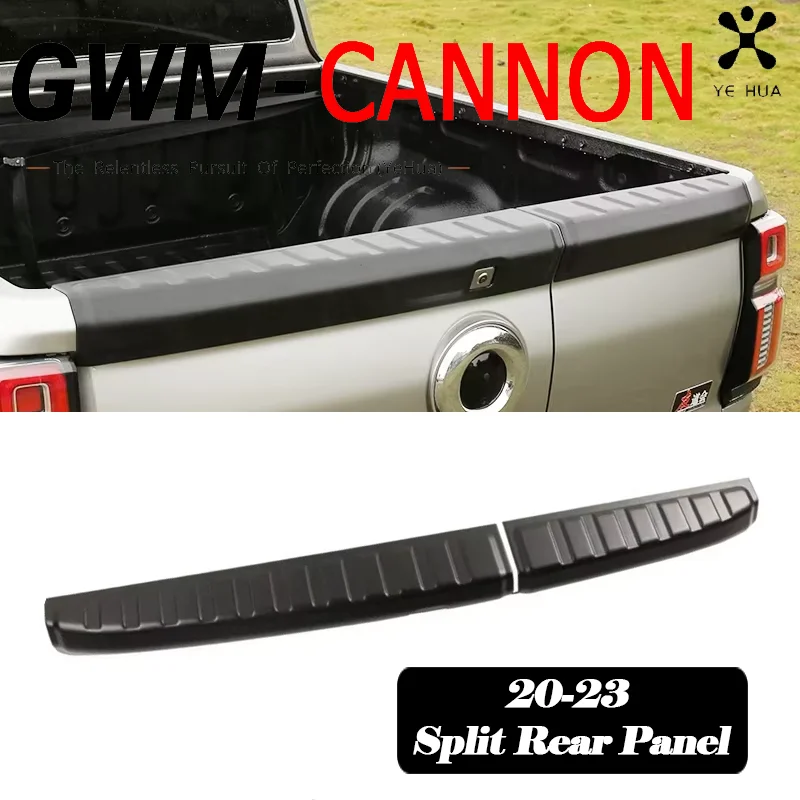

For Great Wall Poer GWM Cannon Alpha 2020 2023 Car Split Rear Guard Panel of Tailgate Automobile Modified Parts Accessories Tool