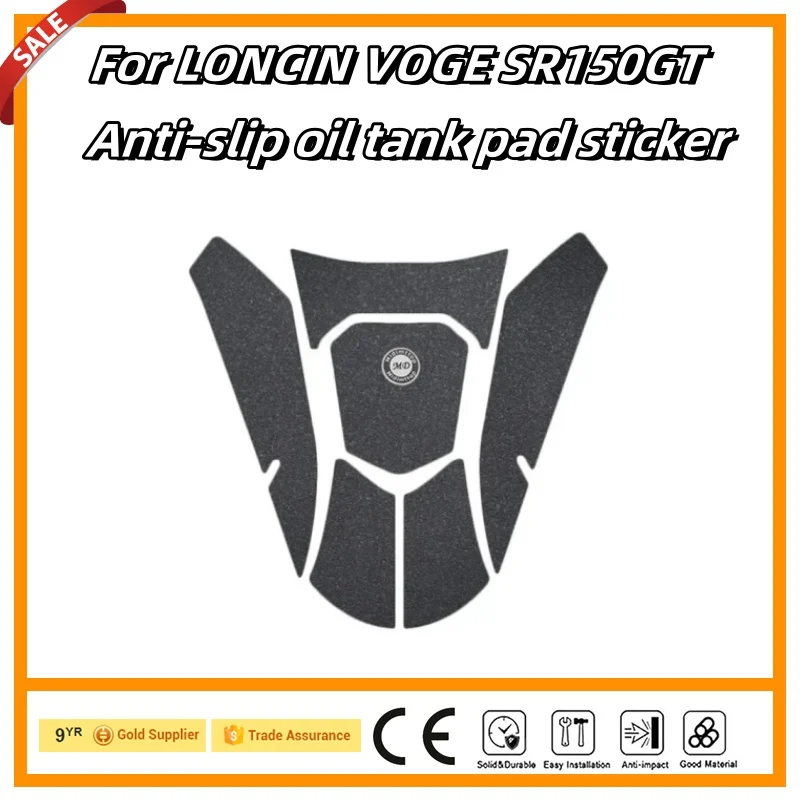 Motorcycle Accessories Anti Slip Fuel Tank Pads Gas Knee Grip Traction Sticker Protector For LONCIN VOGE SR150GT