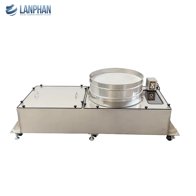 85 Gallon Stainless Steel Recirculating Collection Tank Equipped With Shaker Screen
