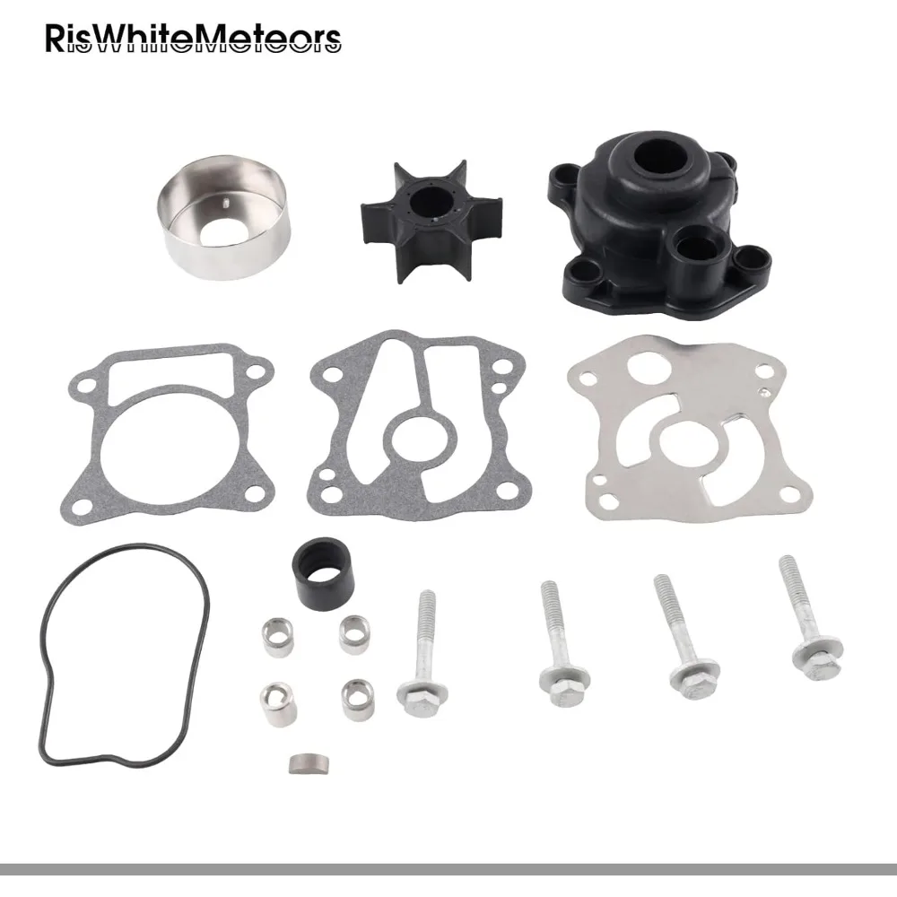 

RisWhiteMeteors 06193-ZV7-020 06193-ZV7-010 Water Pump Repair Kit Replacement for Honda Outboard 25HP 30HP