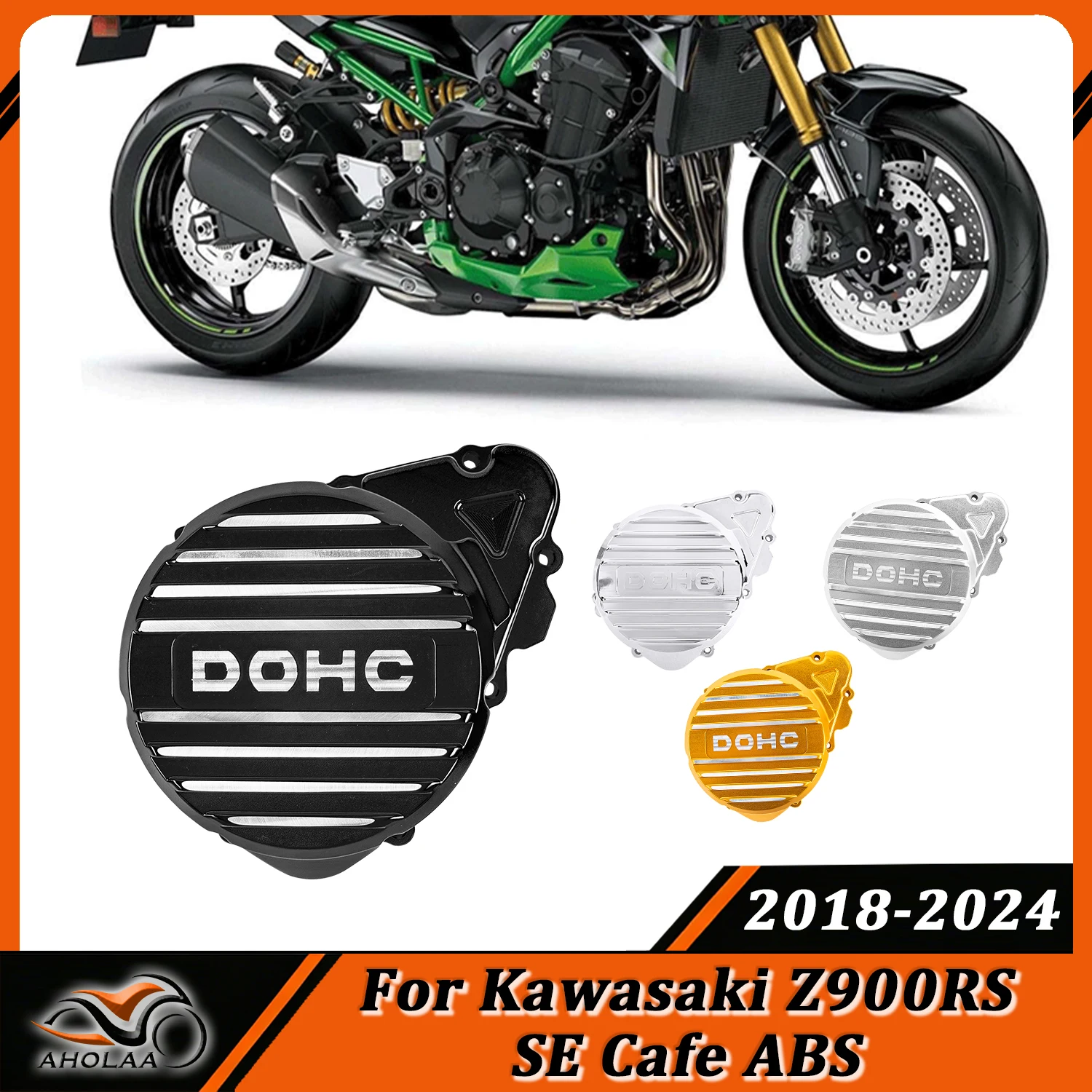 

for Kawasaki Z900RS SE Cafe ABS 2018-2024 Engine Cover Motorcycle Stator Crank Guard Case Coil Side Cover Generator Shell Gasket