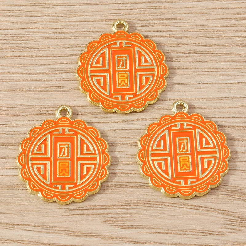 10pcs Mix Cartoon  Animal Rabbit Charms Enamel Mid-Autumn Festival Charms Pendant for Jewelry Making DIY Earrings Necklaces Gift