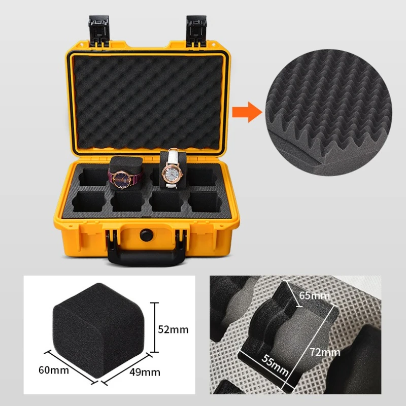 صندوق تخزين الساعات المحمولة للرجال، حقيبة حماية لساعة المعصم، حاوية منظم لساعات السفر، صناديق ساعة مقاومة للماء