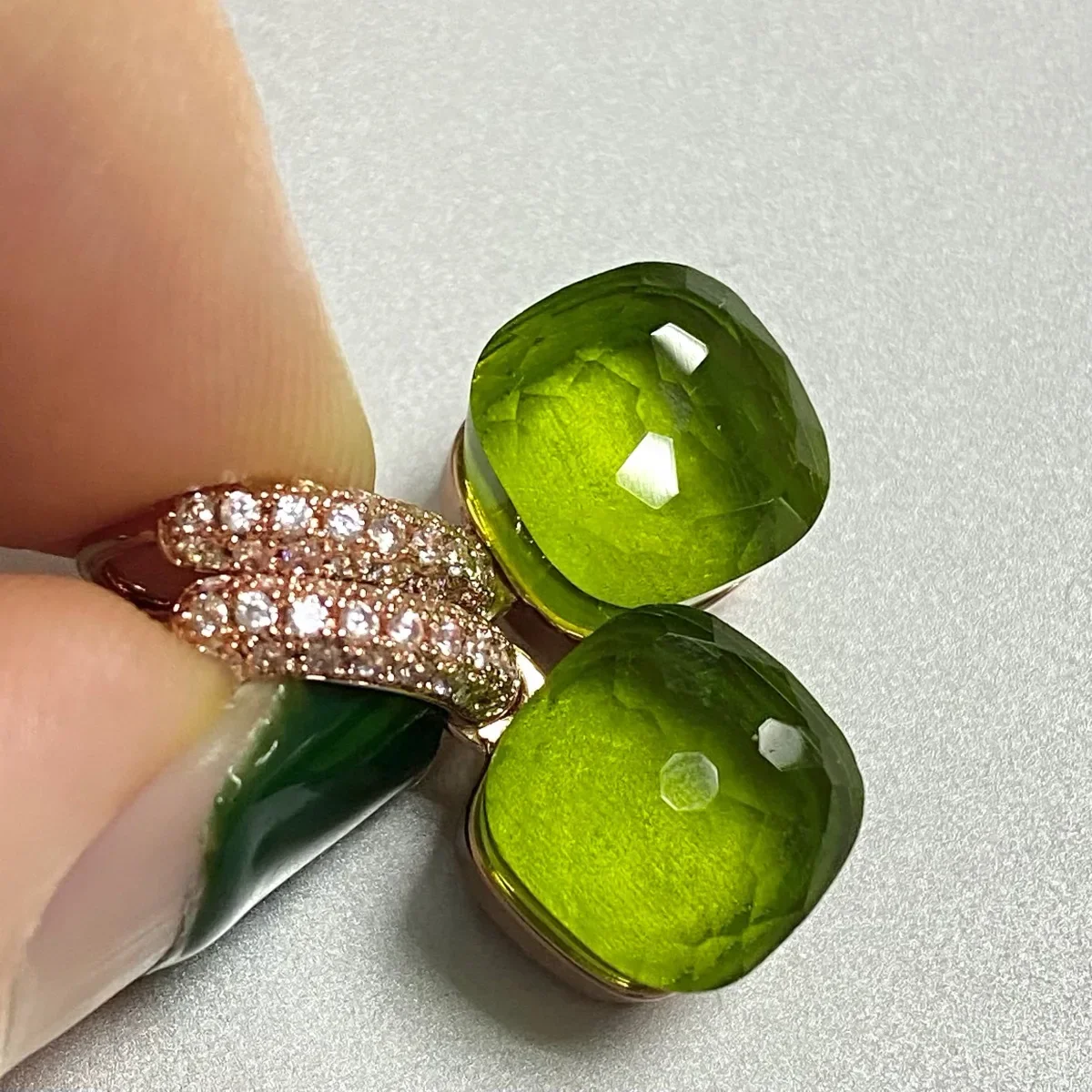 Classic Earrings for Women inlay Transparent Zircon Colorful Crystal Rose Gold Plated Fashion Jewelry Gift