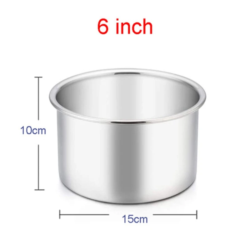 케이크 몰드 탈착식 바닥 알루미늄 합금 원형 시폰 케이크 팬, 주석 베이킹 논스틱 치즈 몰드 트레이 도구