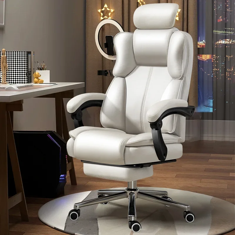 

Chaise Design Computer Armchair Home Comfortable Chair Game Recliner Luxury Gamming Office Bedroom Stool With Wheels Furniture