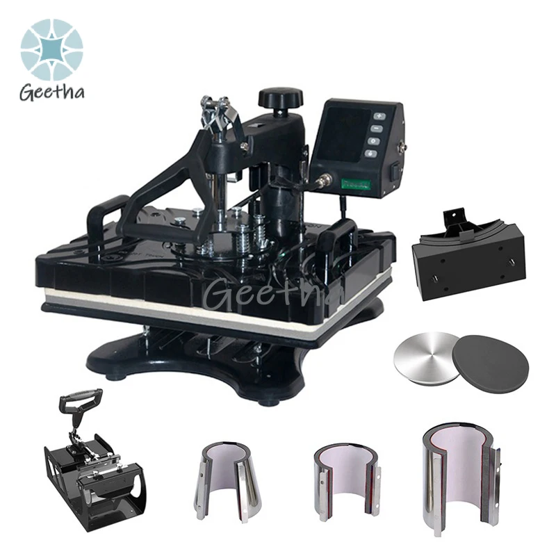 8 in 1 Combo Heat Press Machine Mug Sublimation Machine T Shirt Printing Machine Manufacturer