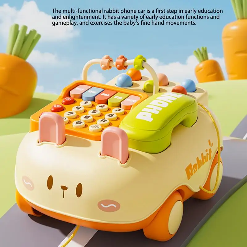 

Phone call Cartoon Inertia Press Toddler Pull Toy Car Model attractive style as a Perfect Fire Engine for Children's Gift