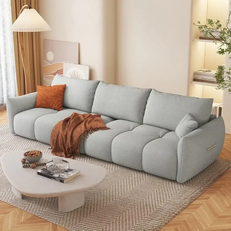 

Modern Lazy Puffs Sofa Salon Bed Nordic Daybed Modular Floor Sofa Cloud Couch Sleeper Accent Muebles Para El Hogar Furniture