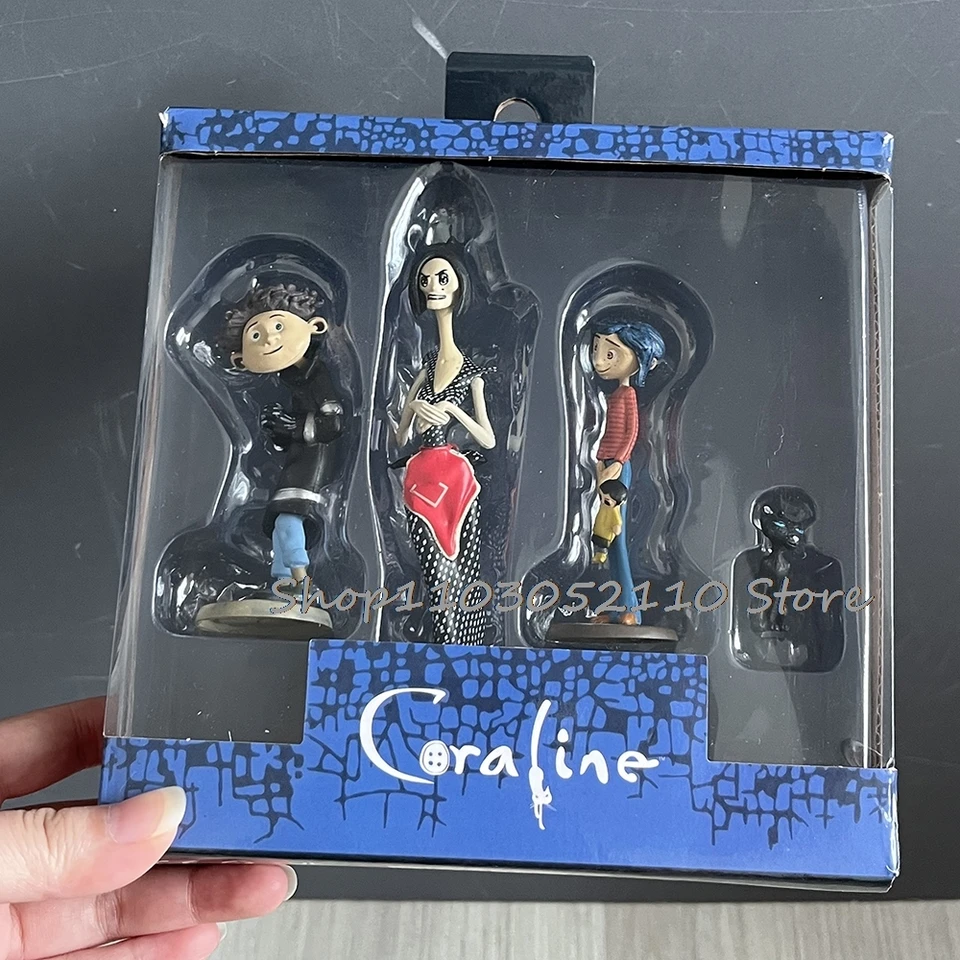 3PCS Coraline Figure Anime Coraline & the Secret Door Crooked