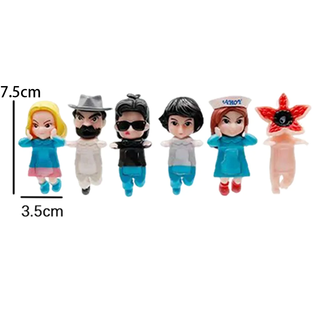 뉴 스트레인저 TV 플레이즈 엔젤 시리즈 블라인드 박스 윌 바이어스 일레븐 인형 몬스터 헌트 걸 그룹 장난감 전화 장식 팬 선물