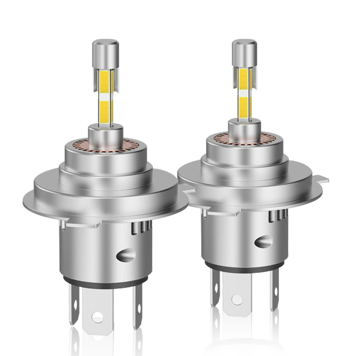 Altra leistungsstarke Helligkeit 70 W 70000 LM H7 H4 LED-Scheinwerferlampen 6000 K Kupfersäule LED-Autolichter 1:1 Plug and Play