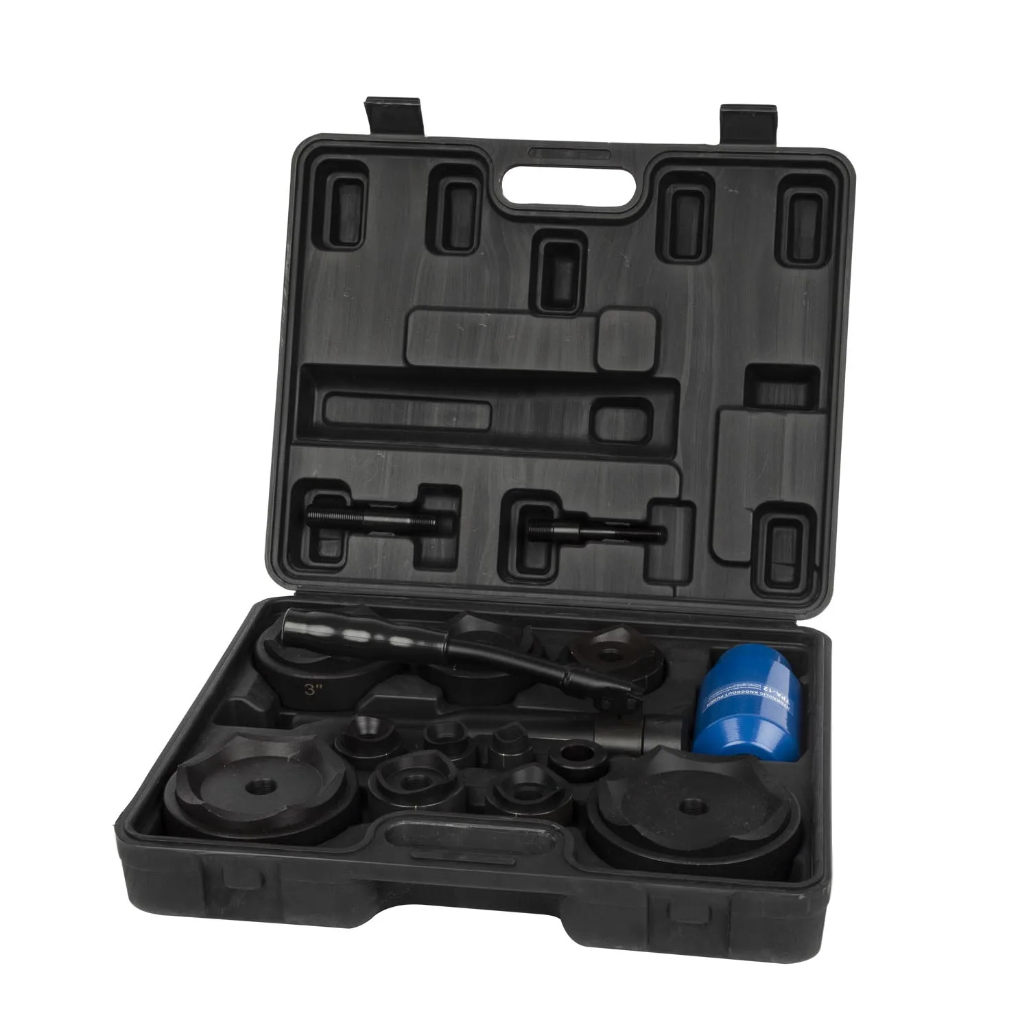 TPA-12 TON Hydraulic Manual Hole Punch Driver Kits Sheet Metal Drilling and Punching Tool 1/2''   4''