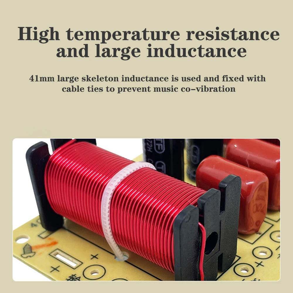 오디오 스피커 크로스오버 회로 트레블 미드레인지 베이스 모듈, 3 웨이 900-4000Hz 주파수 분할기, 홈 라우드 스피커 필터 수리 키트