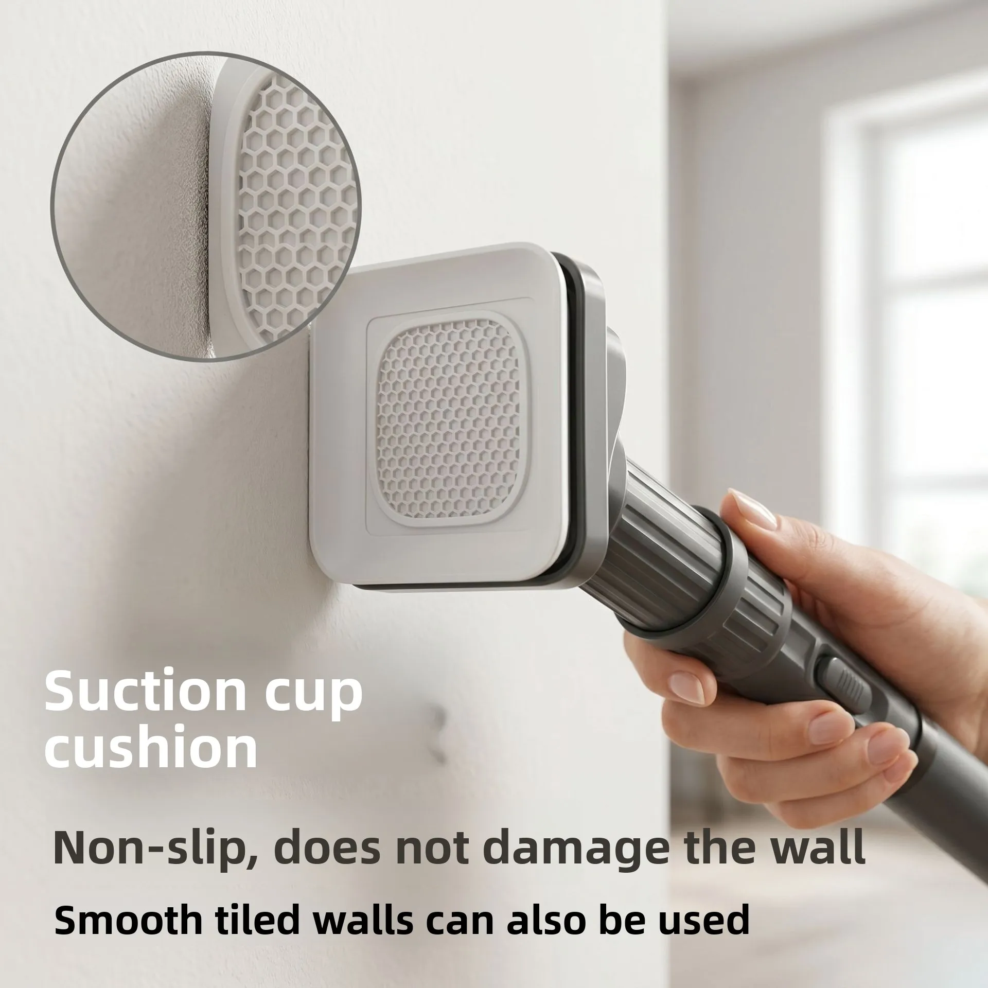 One-Touch Adjustable Telescopic Clothes Drying Rod Carbon Steel No-Drill Tension Bar Cm Reach Anti-Slip Pads Optional Bracket