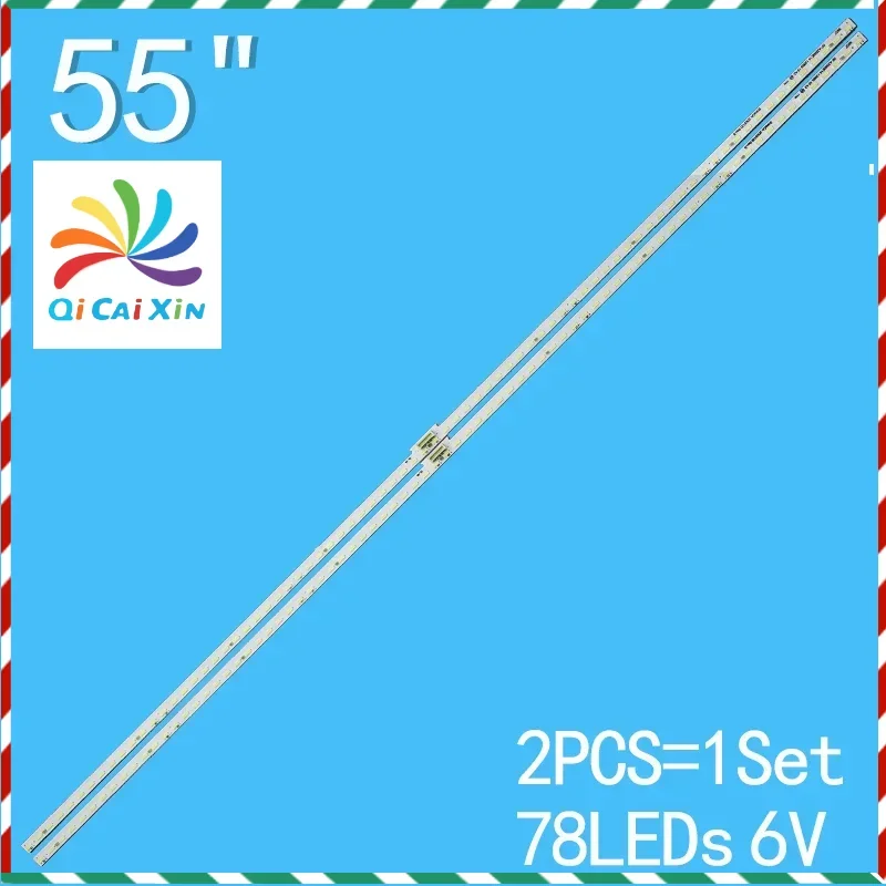 

LED backlight strip 78 lamp For RF-AZ550E14-1306S-10 ShineOn 2D03135 Rev.B 55Q7