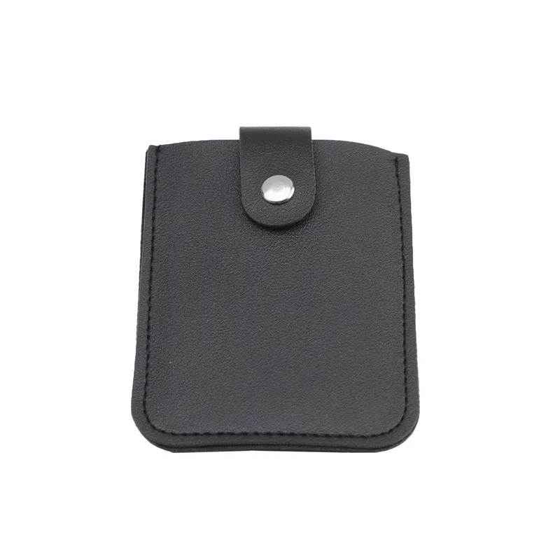 Pull-out Type Mini Card Wallet Fashion PU Leather Card Pockets Thin Purses Laminated Concealed Anti Theft ID Card Holder Unisex