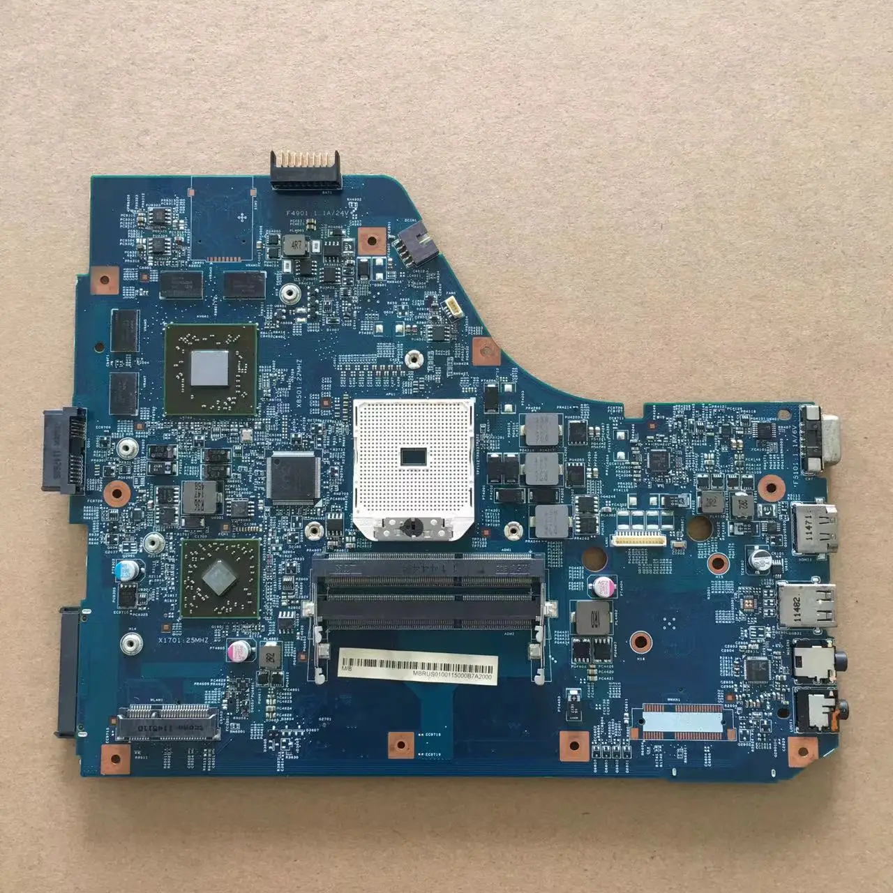 For ACER aspire 5560 5560G Laptop Motherboard.48.4M702.01M MBRNX01001 JE50 SB MB 10338-1M DDR3 100% test work