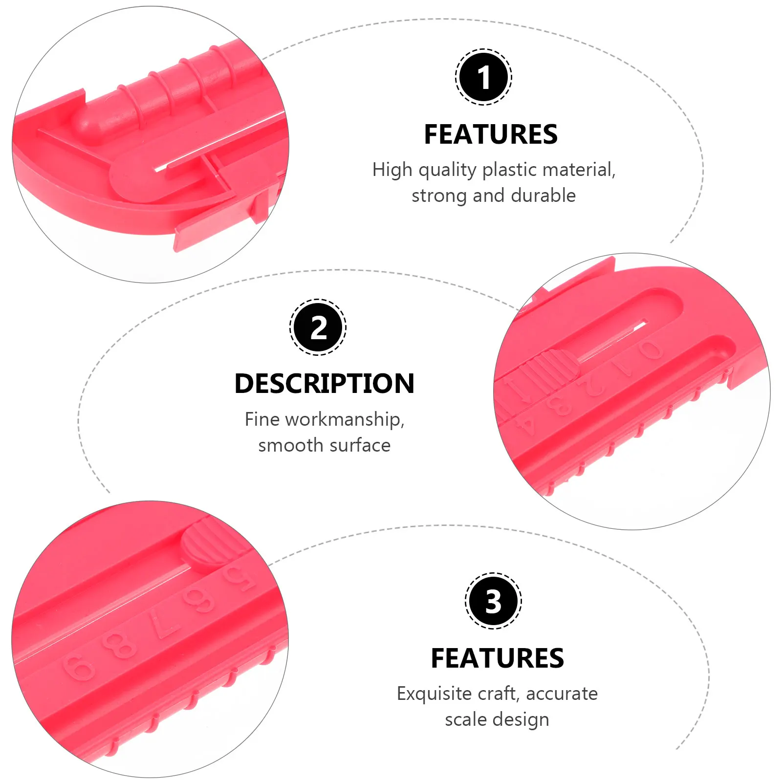 

2Pcs Air Hockey Table Accessories Scoring Counters for Indoor Play Smooth Slide Table Game Scorekeeper Tool Red