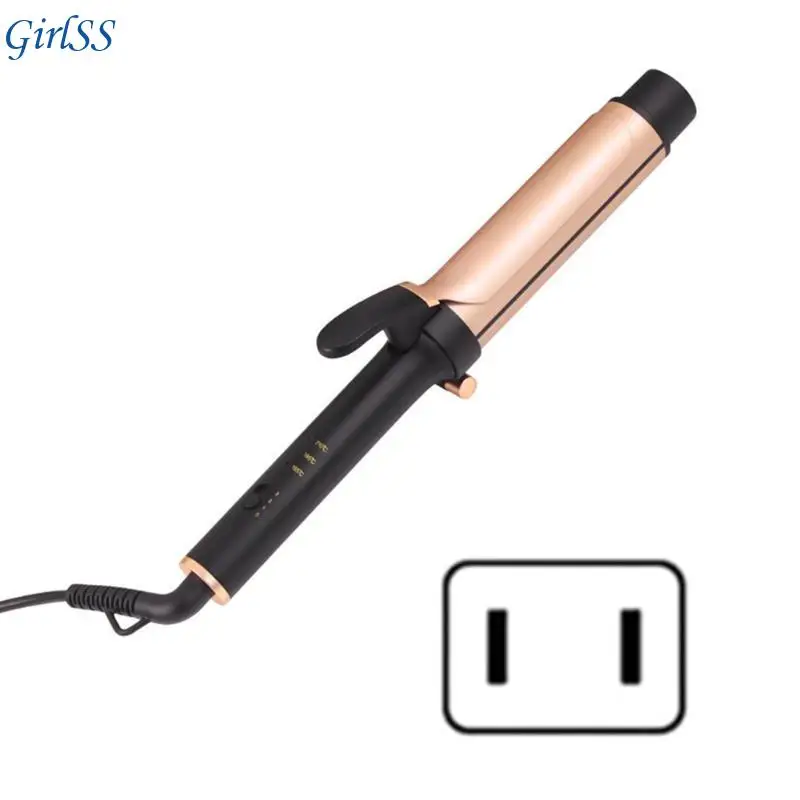 

Fashion Hair Curler Hair Styling Device 36mm Fashion Curling Iron Electric Curling Wand Hair Styling Tool Curling Tongs T4MB