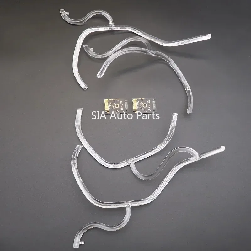 

For BMW 5series G38 18-2020 LED Car DRL CHIP Conduit Strip White Angel Eye BallastSolve The Yellowing of Daytime Running Lights