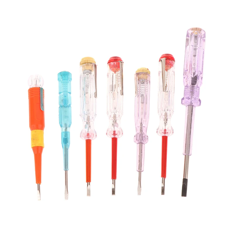 AC/DC 100-500V Voltage Detector Tester Screwdriver Pen Non-contact Test Pencil Voltmeter Power Detector Electrical Indicator