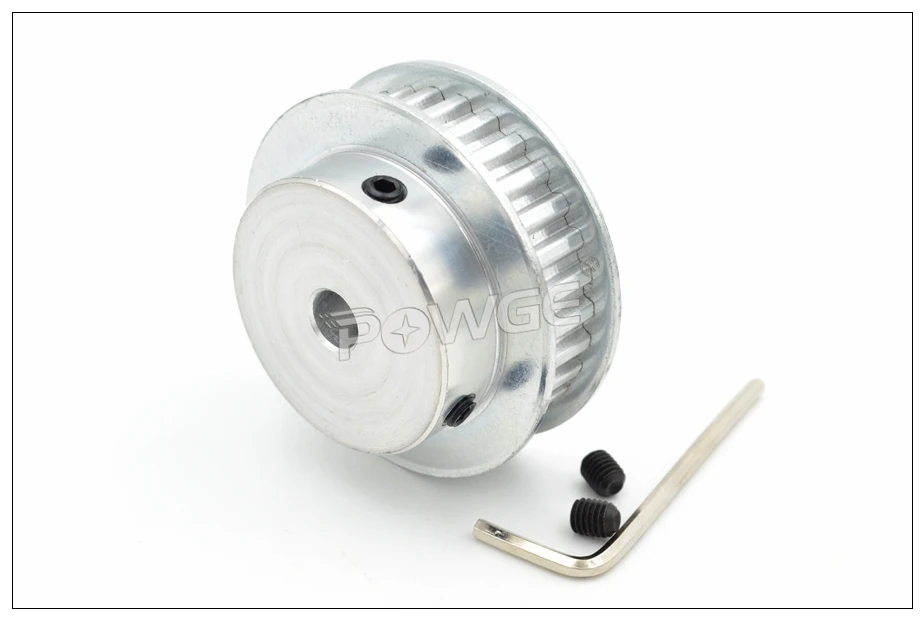 POWGE 26 Teeth XL Timing Pulley Bore 6/8/10/12/14/19/20mm Fit W=10mm XL Timing Belt 26T 26Teeth XL Synchronous Belt Pulley 26-XL