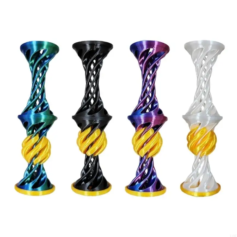 

Antistress Spirals Toy Pyramid Passthrough Toy For Office Classroom Student Relax L4MC