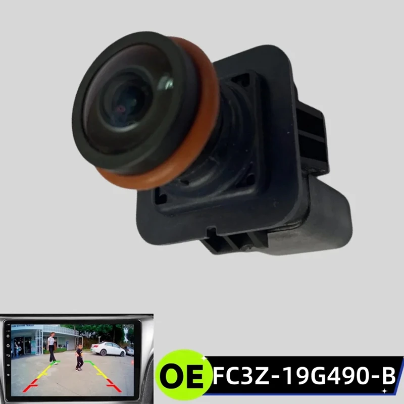 A13F-Car الرؤية الخلفية احتياطية وقوف السيارات HD كاميرا FC3Z-19G490-B FC3Z19G490B لفورد F-150 F-250 F-350 2015 2016