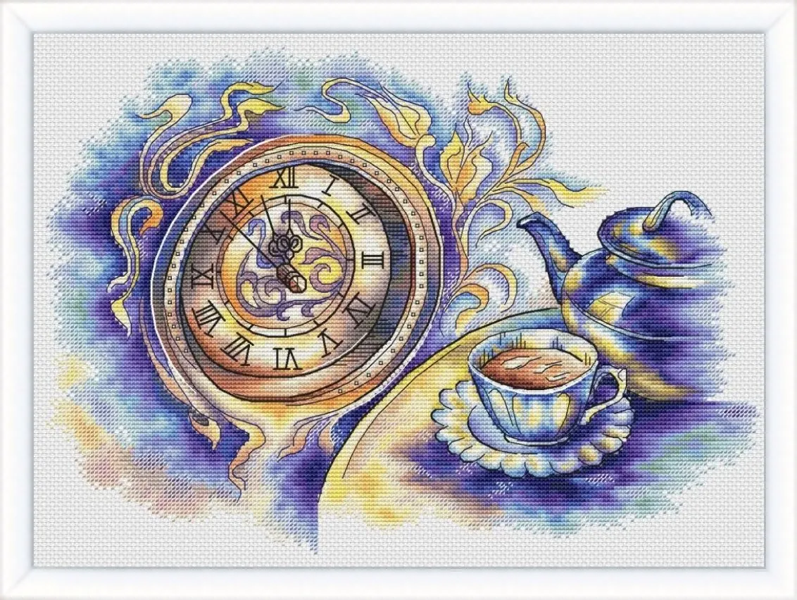 

Cross Stitch Kit My Time 42-33 28ct 32ct 14ct Metallic fabric Cloth hand Embroidery Material Kit
