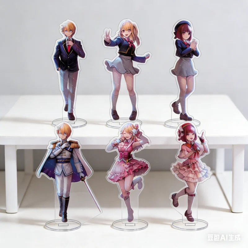 Anime OSHI NO KO Ornament Collection Action Hoshino Ai Akuamarin Hoshino Rubii Acrylic Stand Figure Gifts For Friends