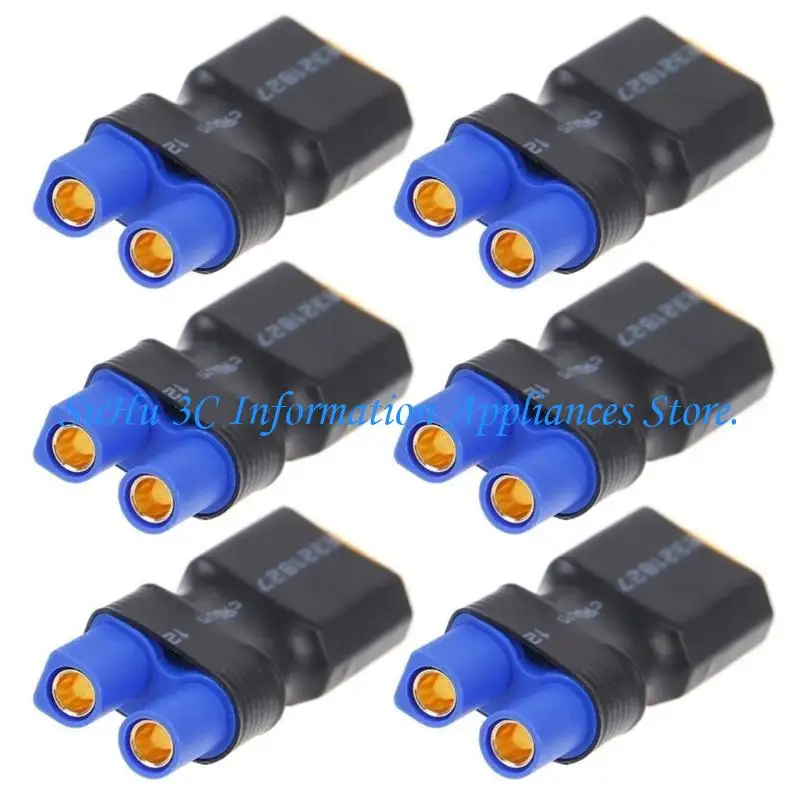 6Pcs EC5 To XT60 Al…