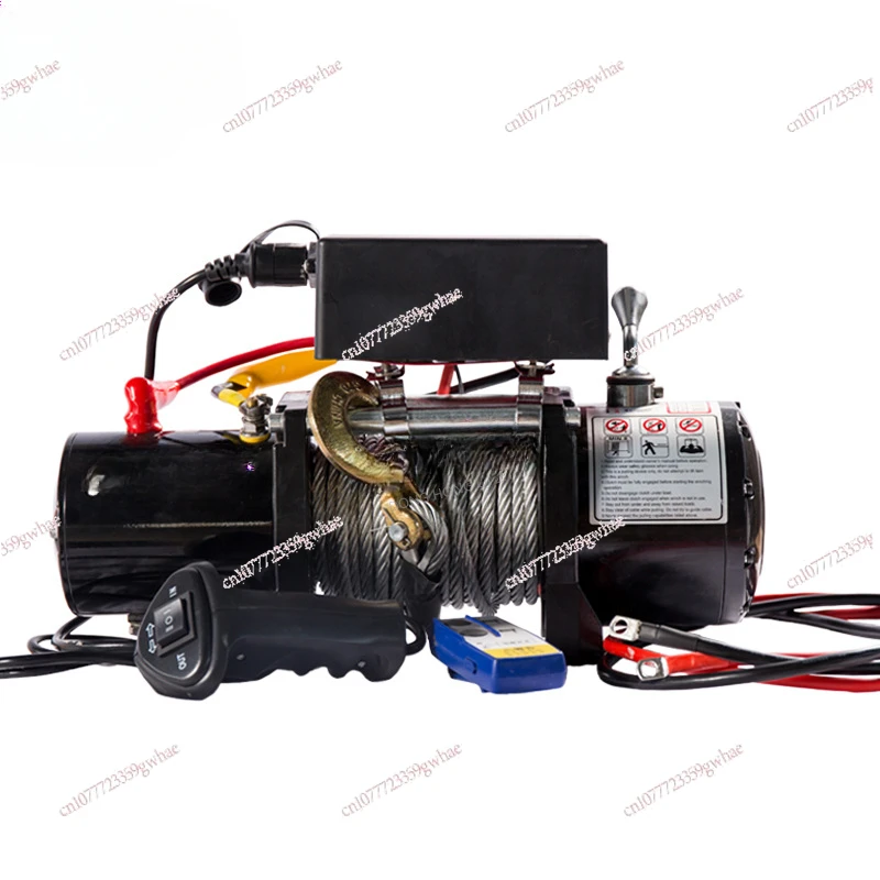 3000lbs Wireless Vehicle Self-rescue Off-road Wireless Winch 12V 24V