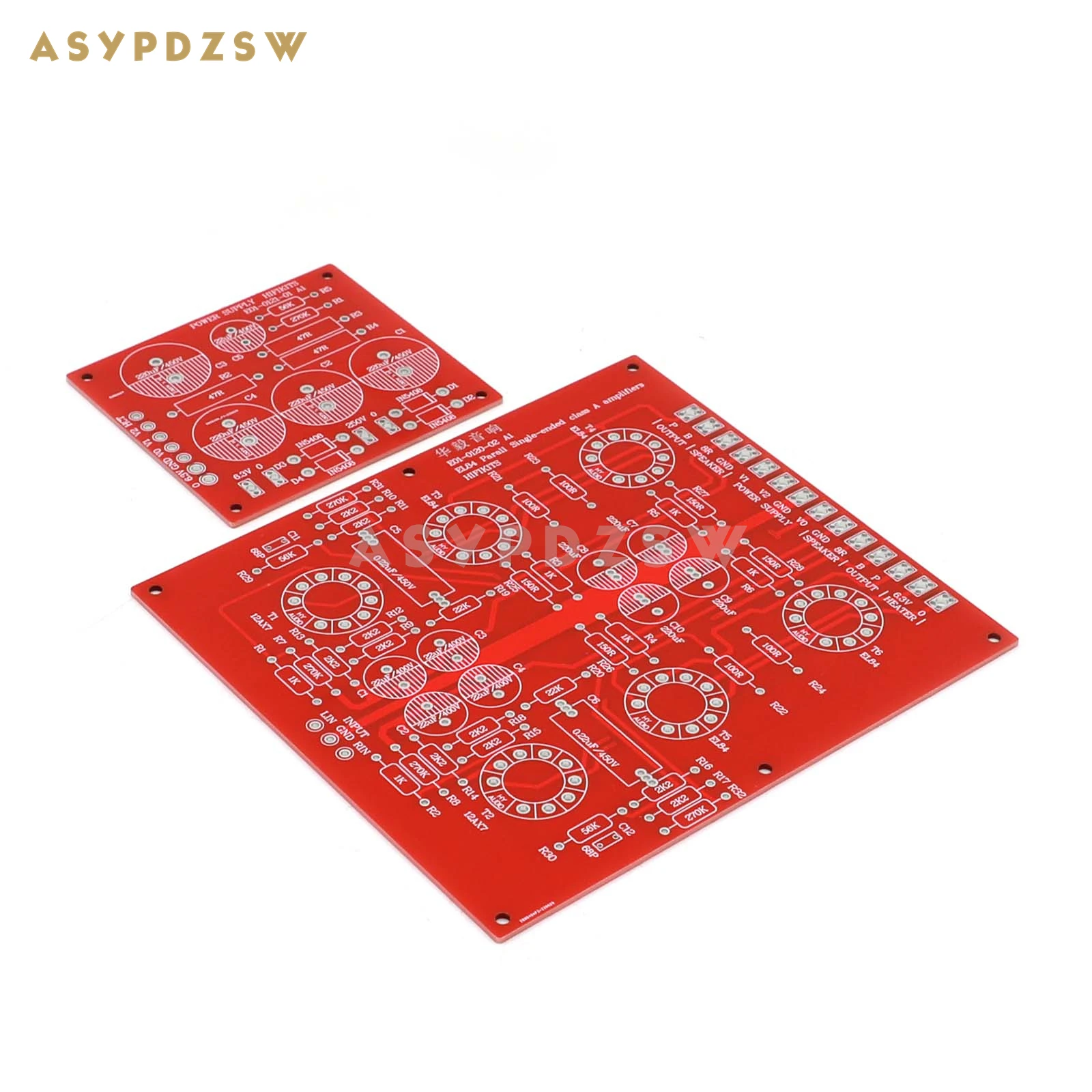 Stereo AN-NOTE OTO EL84 Równoległy, jednostronny lampowy wzmacniacz mocy, goła płytka drukowana z płytką zasilacza