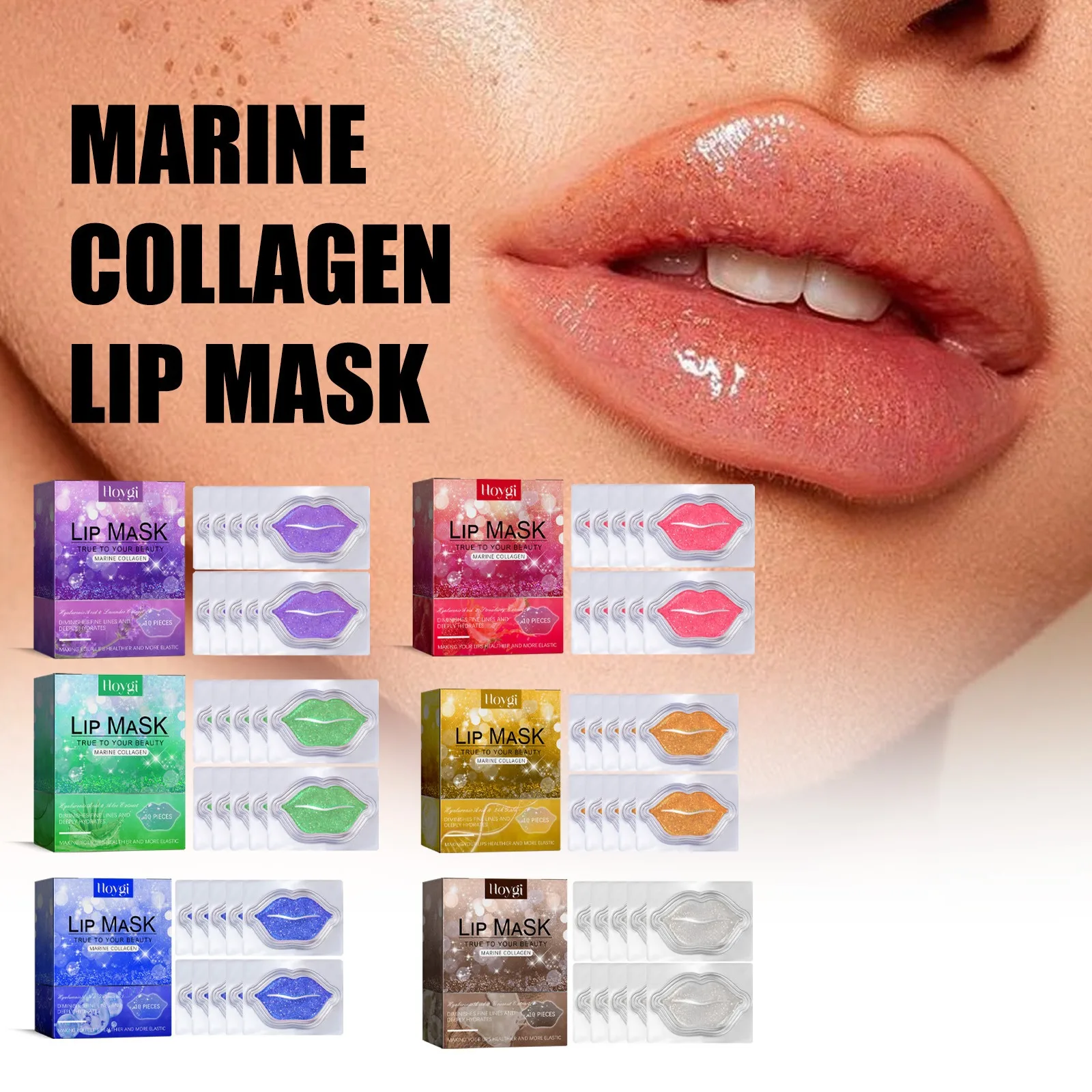 Esfoliante Lip Mask, Anti Secura, Rachado Remover Pele Morta, Repair Gloss Plumper, Hidratante, Clareamento, Reduzir Lip Lines Patch