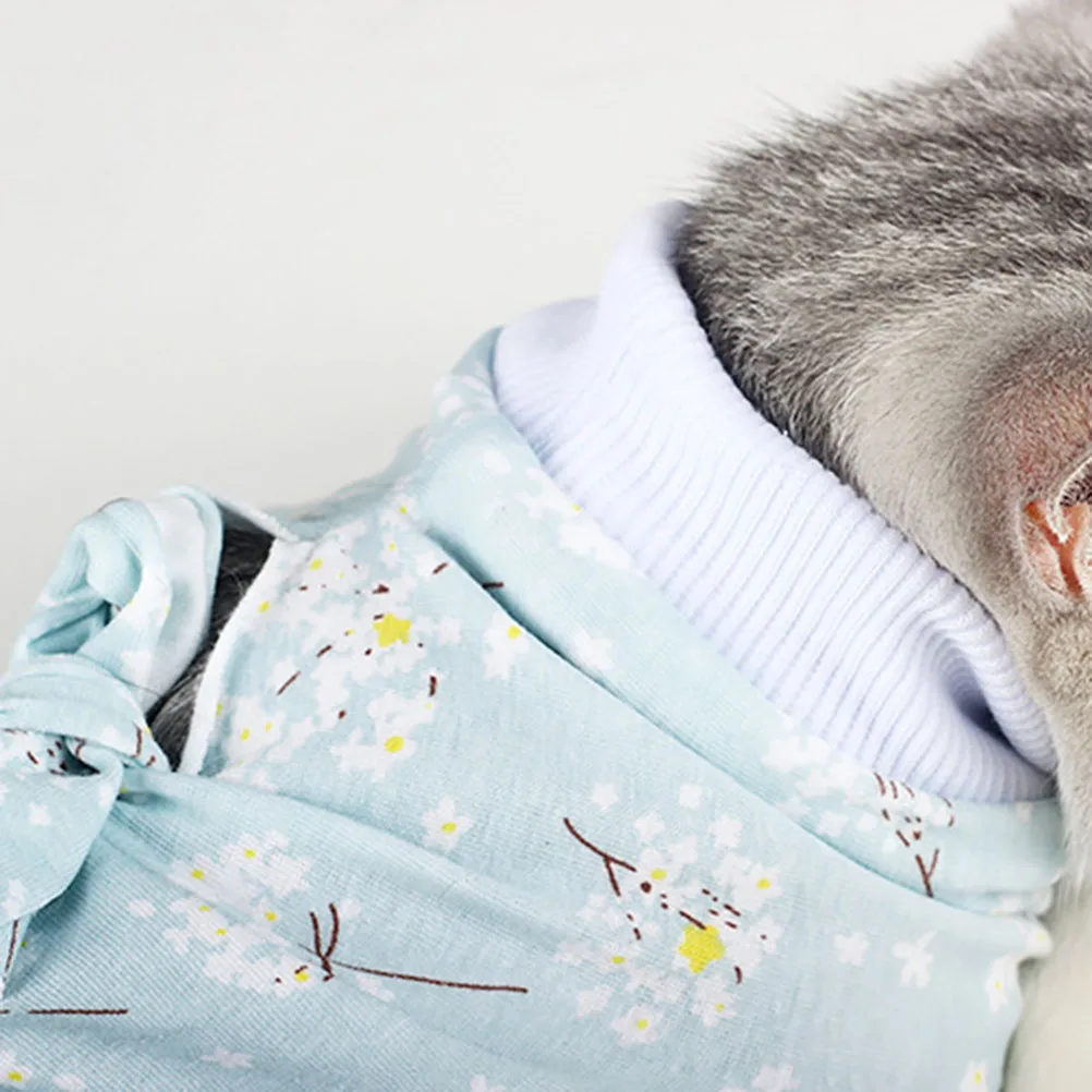 

Postoperative Anti-licking Suit for Cats Kitten Sterilization Recovery Clothes Cat Clothes Pet Outfits Protective Breathable