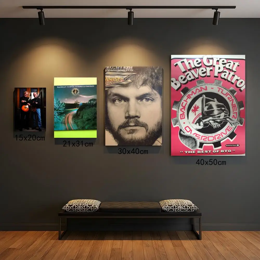 band B-Bachman-Turner Overdrive-E Painting Calligraphy Elegant Botanical Decor for Living Room Modern Interior Design
