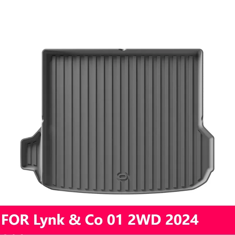 

Водонепроницаемая подкладка багажника автомобиля TPE 3D для Lynk & Co 01 2WD 2024-2025, всепогодная накладка на багажник, черная