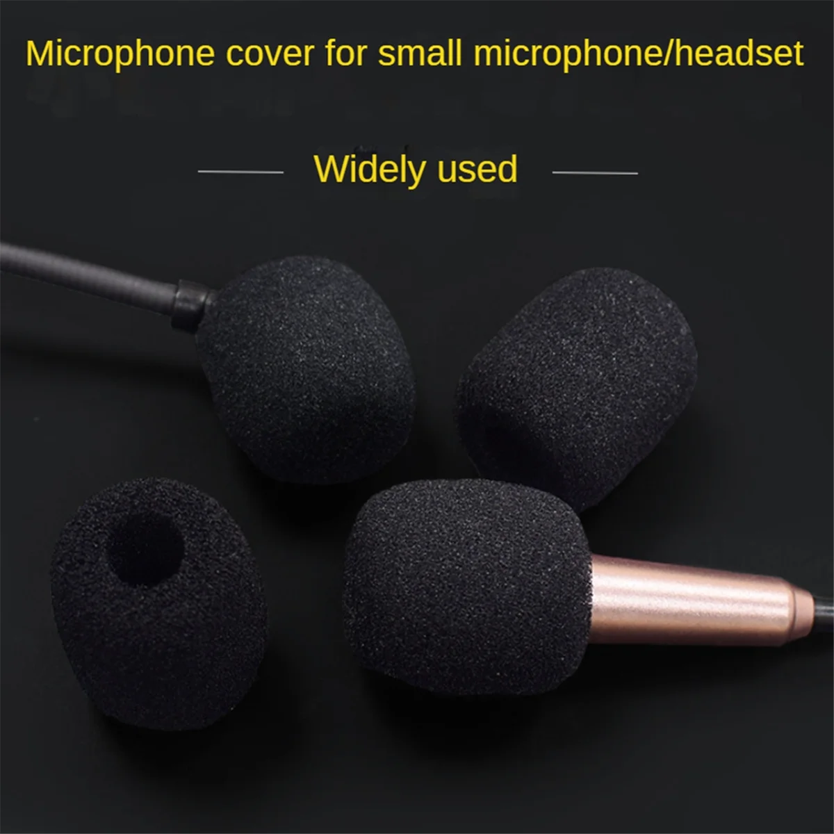 Надежный универсальный губчатый чехол для усилителя, чехол для микрофона, защита для гарнитуры, защита от брызг, пыли, уха, хлопок-ABDQ