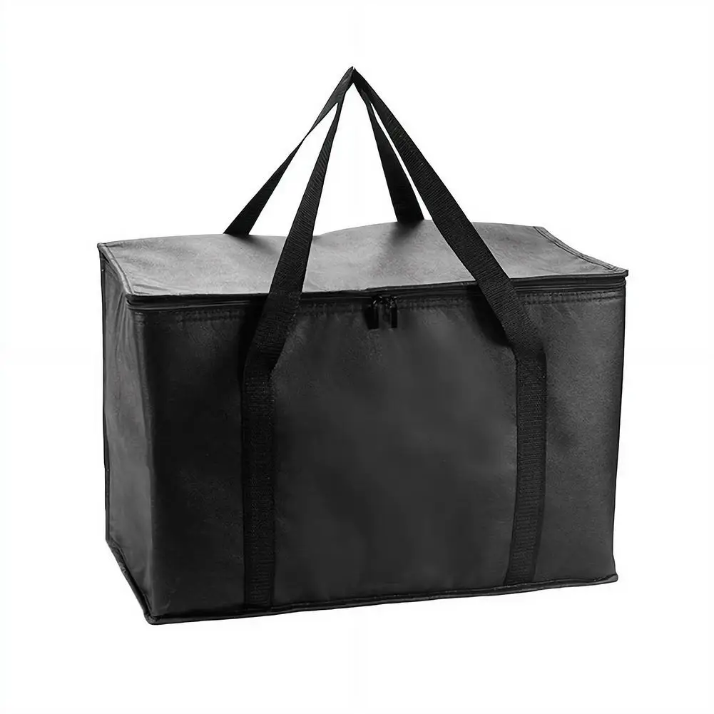 Aluminum Foil Insulated Bag Large Capacity Non-woven Handheld Thermal Bag Outdoor Picnic Takeaway Food Delivery Cooler Bag